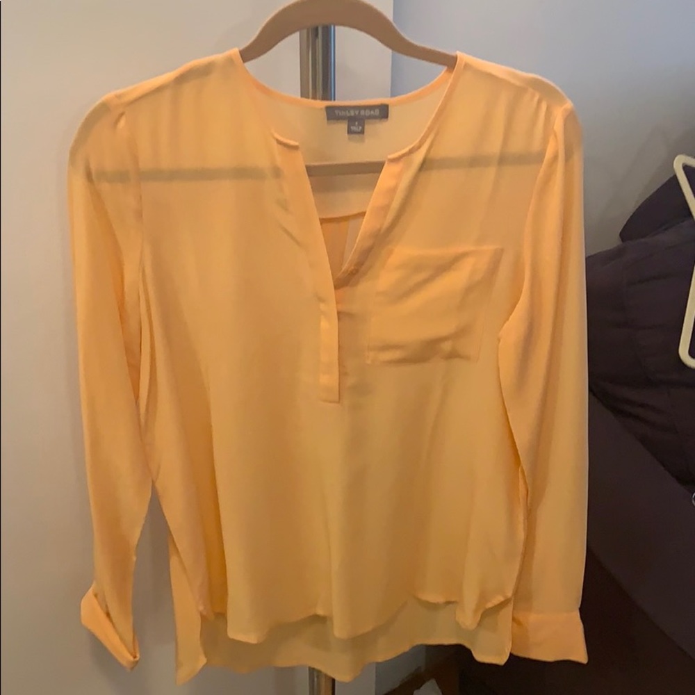 Orange blouse